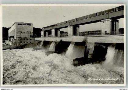 4313 Riburg Möhlin Foto AK Kraftwerk Ryburg-Schwörstadt - 13983125