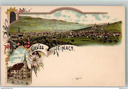 5734 Reinach AG Lithographie Gruss aus - 13674040