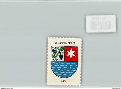 5430 Wettingen - Vignette Wappen Kaffee Hag ca 1920-1940 Wettingen - 11100995