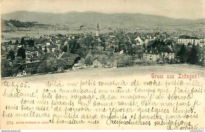 cpa Gruss aus ZOFINGEN