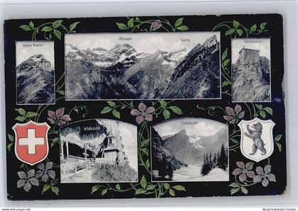 50680287 - Mehrfach ansicht Fotos Appenzell AI Altman Saentis Seealpsee...