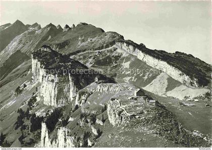 Ebenalp 1641m Saentis Appenzell AI Ebenalp Schaefler Saentis Felsen Berggipfel A