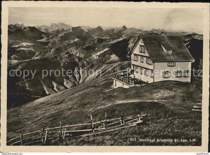 Kronberg Saentis Gasthaus Kronberg