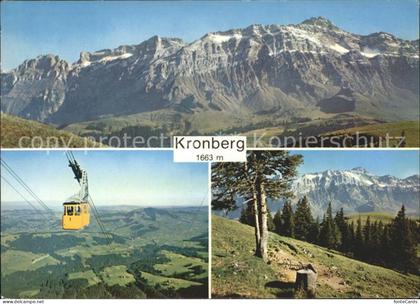 Kronberg Saentis Panorama Luftseilbahn Jakobsbad Kronberg