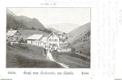 Saentis 2504m AR Pension Kraezerle am Saentis Suedseite