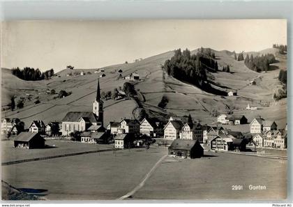 9108 Gonten 1938 Foto AK Kirche - 38219310