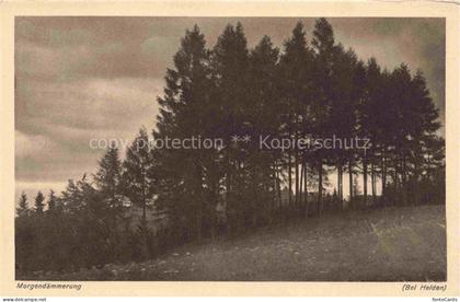 Heiden Appenzell AR Morgendaemmerung