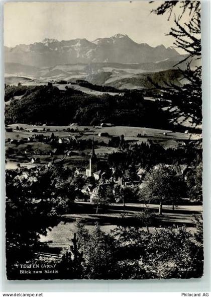 9053 Teufen AR Gebrauchsspuren Blick zum Säntis Appenzell - 10218076