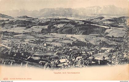 Schweiz - TEUFEN (AR) Teufen mit Säntiskette - Verlag Photoglob 438