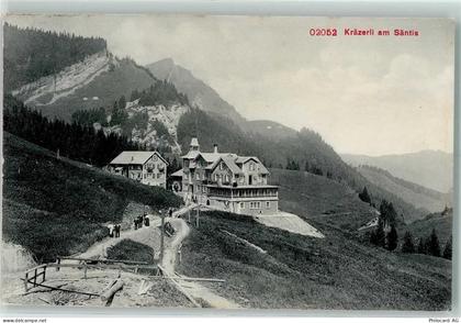 9107 Urnäsch 1908 - Kräzerli am Säntis Hüttenstempel - 13128341