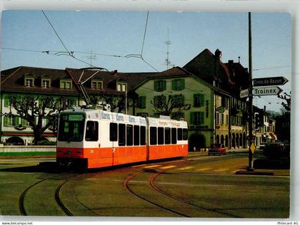 1227 Carouge GE La Praille Foto AK Düwag-Bahn am Rondeau de Carouge Foto... - 38234359