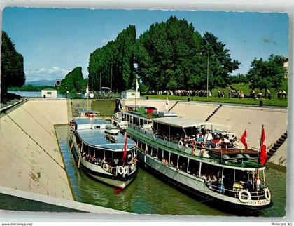 Augst BL Rheinschifffahrt Schleuse Augst Personenschiff Rheinfelden Binn... - 38251466