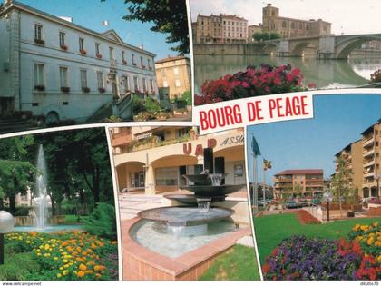 Bourg de peage - drome - formato grande non viaggiata – e 15