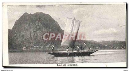 CPA Lac De Lugano Bateau