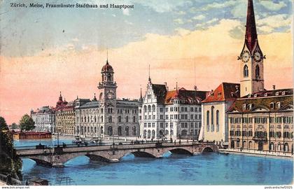 Lot294 zurich meise fraumunster stadthaus und hauptpost  switzerland