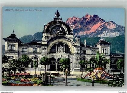 Luzern Lucerne Bahnhof Bahnhof Schweiz Foto AK - 38224095