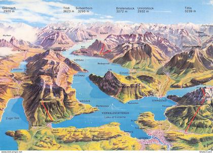 SUISSE LUCERNE LAC DES QUATRE CANTONS