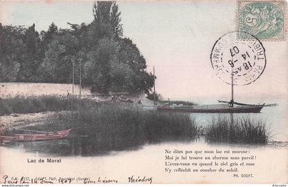 SUISSE MURTEN LAC DE MORAT