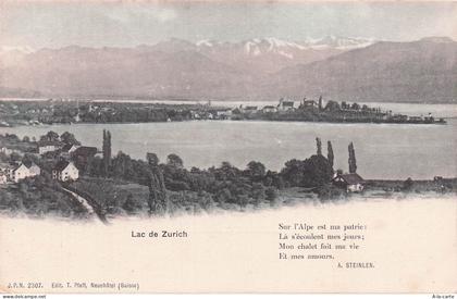 SUISSE ZURICH LAC DE ZURICH