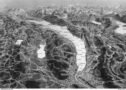 SUISSE ZURICH PANORAMA DE ZURICH ET DU LAC DE ZURICH