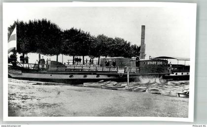 Zug Zugo Dampfer Stadt Zug Binnenschiff Foto AK - 38257017