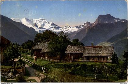 Aeschi - Landschaft mit Blümlisalp