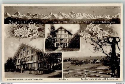 3416 Affoltern im Emmental 1920 Foto AK Gasthaus zum Löwen - 13581945
