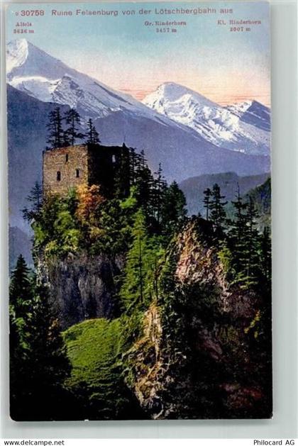 3716 Kandergrund - Ruine Felsenburg - 39692579