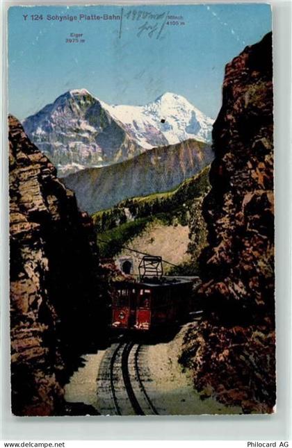 3814 Gsteigwiler - Schynige Platte Bahn Eiger - 10593239