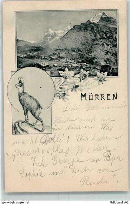 3825 Mürren 1898 Vorläufer Druck 1890-1895 - 13431033