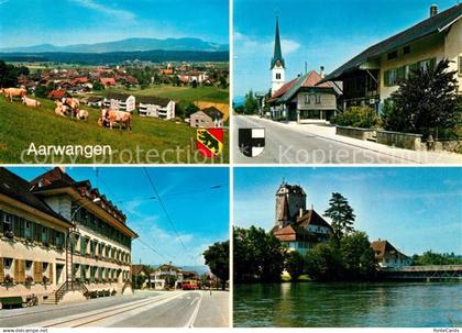 Aarwangen Panorama Kirche Strassenpartie