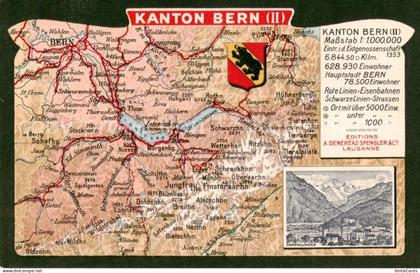 Bern BE Landkarte Kanton Bern