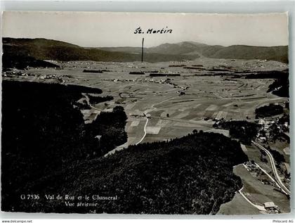Chasseral Foto AK Fliegeraufnahme Val de Ruz - 38071664