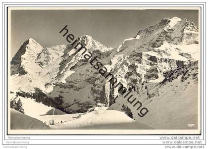 Eiger - Mönch und Jungfrau - Foto-AK