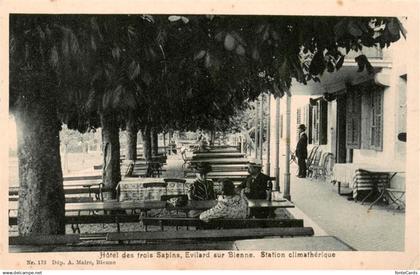 Evilard-sur-Bienne Evilard-Leubringen Biel BE Hotel des trois Sapins Station cli