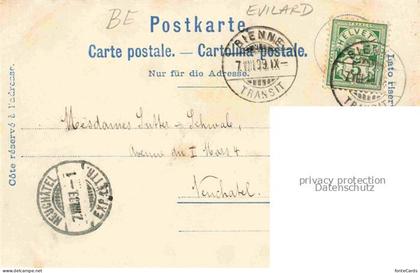 Evilard-sur-Bienne Evilard-Leubringen Biel BE Panorama Tour de Bienne Kuenstlerk