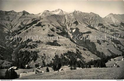 Frutigen BE Rinderwald und Ladholz b. Frutigen Niesenkette