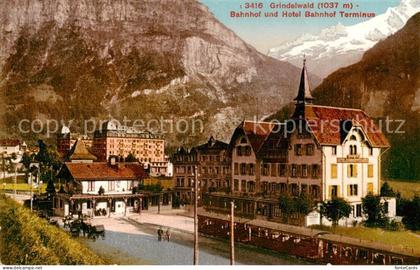 Grindelwald Bahnhof und Hotel Bahnhof Terminus