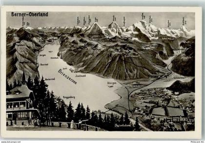 Harderkulm - Landkarte Brienzersee - 39697057