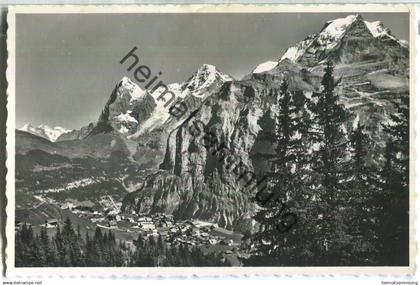 Mürren - Eiger Mönch Jungfrau - Foto-Ansichtskarte - Verlag Abegglen Mürren