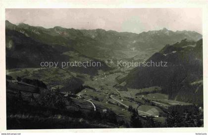 Reidenbach Simmental Boltigen BE Panorama Blick ins Tal Alpen
