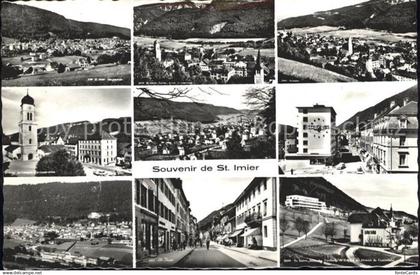 Saint-Imier Teilansichten Kirche Strassenpartie