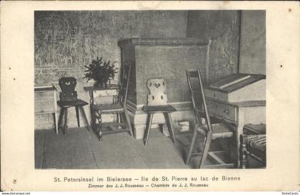 St Petersinsel Bielersee St. Pierre lac de Bienne Chambre