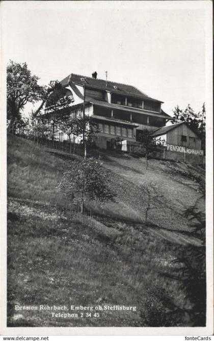 Steffisburg Emberg Pension Rohrbach