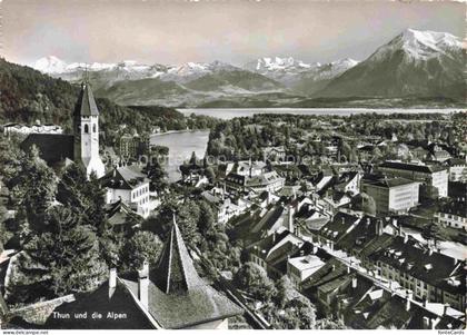THUN Thoune BE Fliegeraufnahme
