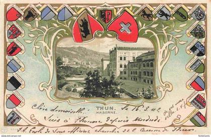 THUN Thoune BE Kaserne Wappen Militaerpost