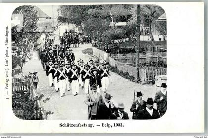 3123 Belp 1903 Foto AK Schützenfest Schützenfestzug - 13568195