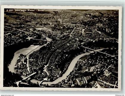 3000 Bern Berne - Bern gegen Westen Flugaufnahme - 11058549