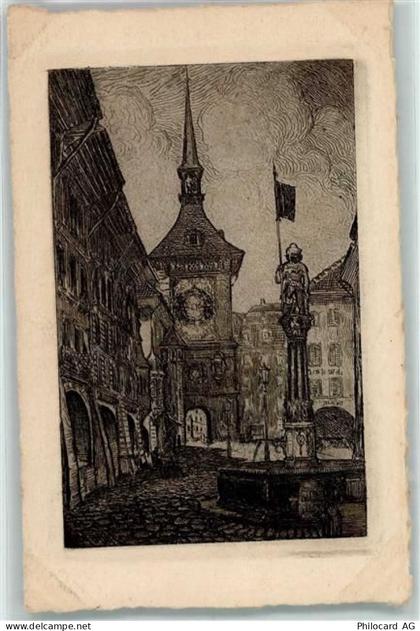 3000 Bern Berne Radierung Alt-Bern Der Zeitglockenturm Radierung - 10268870