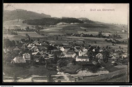 AK Dürrenroth, Ortsansicht mit Kirche